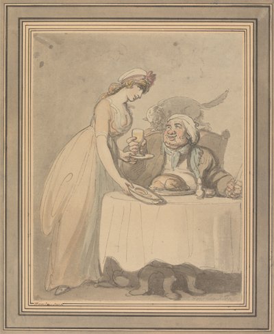 Der Feinschmecker von Thomas Rowlandson