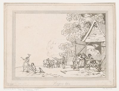 Die Heumacher, 1787 von Thomas Rowlandson