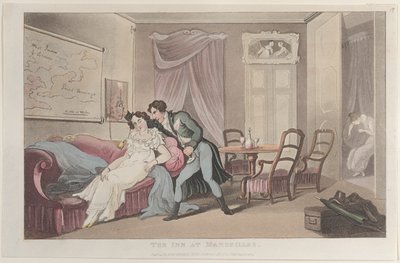 Das Gasthaus in Marseille von Thomas Rowlandson