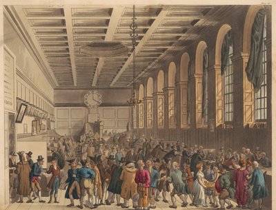 Der Lange Raum, Zollhaus von Thomas Rowlandson