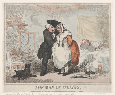 Der Mann des Gefühls von Thomas Rowlandson