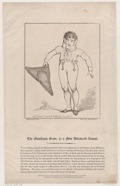 Das monströse Kriechtier oder ein neu entdecktes Tier von Thomas Rowlandson