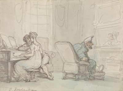 Die Reflexion von Thomas Rowlandson