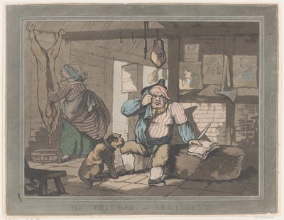 Der Triumph des Gefühls, 15. Januar 1787 von Thomas Rowlandson
