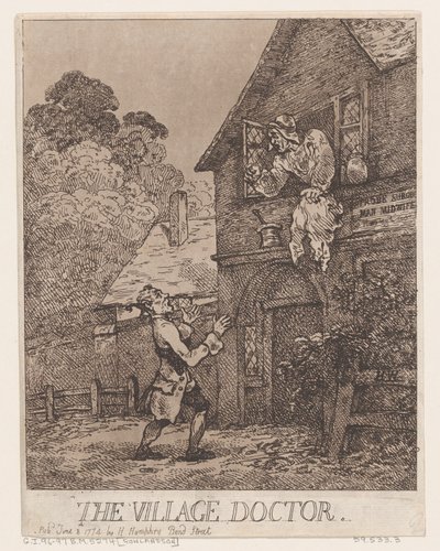 Der Dorfarzt, 8. Juni 1774 von Thomas Rowlandson