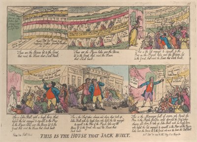 Dies ist das Haus, das Jack gebaut hat, 27. September 1809 von Thomas Rowlandson