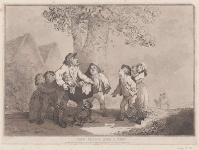 Zu viele für einen Juden, 20. September 1785 von Thomas Rowlandson
