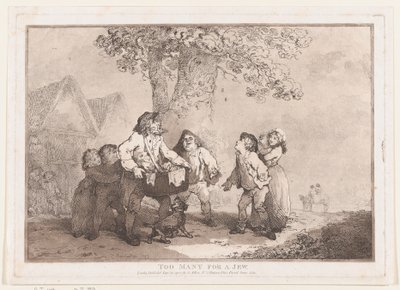 Zu viele für einen Juden, 20. September 1785 von Thomas Rowlandson
