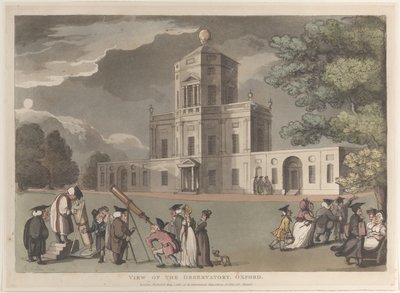Ansicht des Observatoriums, Oxford von Thomas Rowlandson