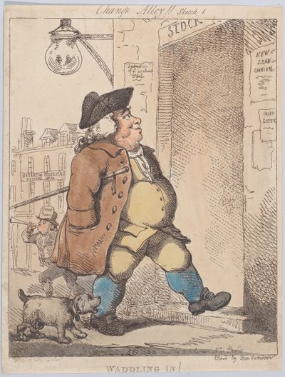 Waddling In! von Thomas Rowlandson