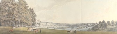 Eine Ansicht von Boxhill vom Norbury Park, Surrey von Thomas Sandby