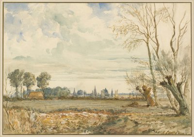 Wiesen mit Fernblick auf Oxford von Thomas Shotter Boys