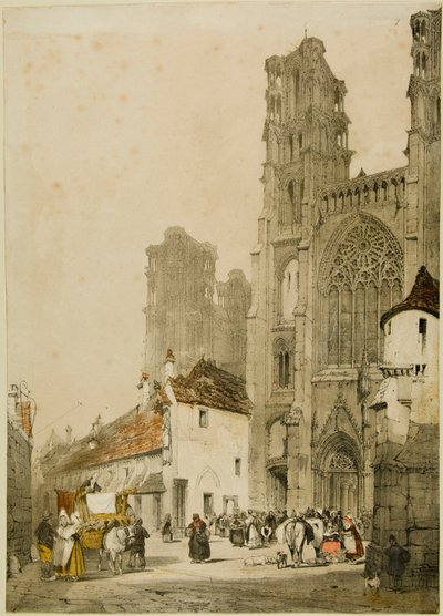 Malerische Architektur in Paris, Gent, Antwerpen, Touen usw. von Thomas Shotter Boys