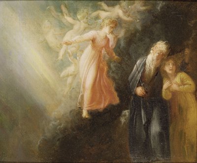 Prospero, Miranda und Ariel, aus 