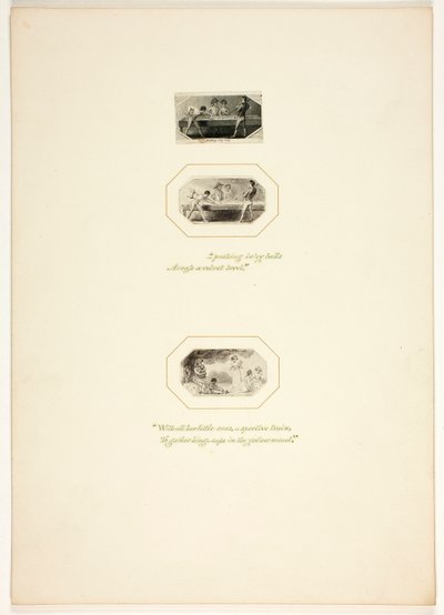 Studie für eine Platte aus Die Aufgabe von Thomas Stothard