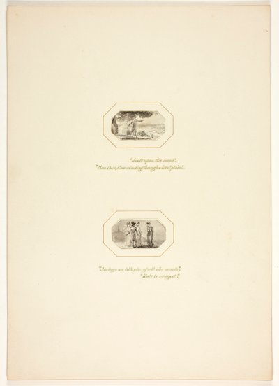 Studie für eine Tafel aus „The Task“ von Thomas Stothard