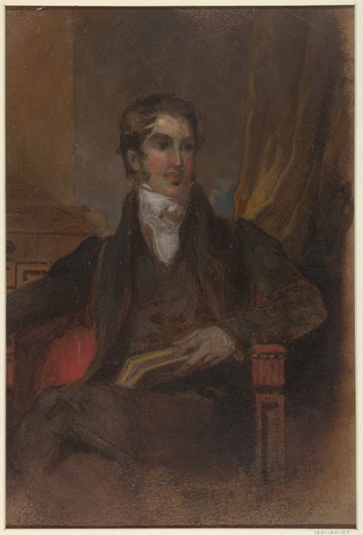 Studie für Porträt von James Cornell Biddle, Museum of Fine Arts, Houston, TX von Thomas Sully