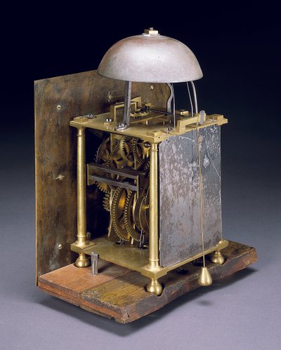Mechanismus einer Charles II Dreißig-Stunden-Standuhr, ca. 1680 von Thomas Tompion