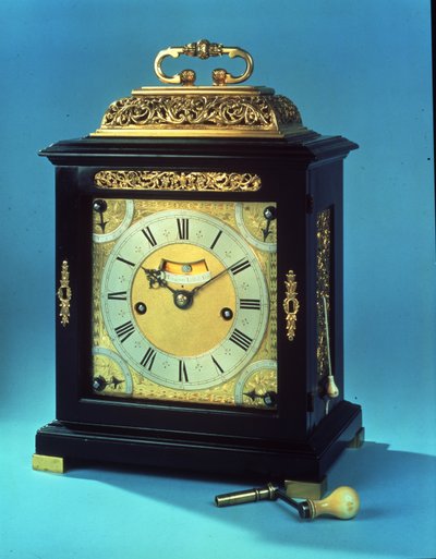Die Sussex Tompion, eine Charles II acht Tage schlagende Tischuhr mit Viertelstundenrepetition, ca. 1675-80 von Thomas Tompion
