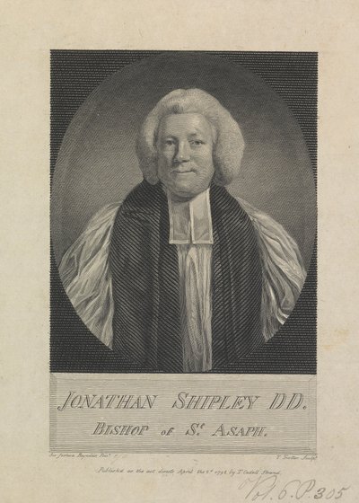 Jonathan Shipley, Bischof von St. Asaph von Thomas Trotter