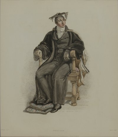 Proctor, graviert von J. Agar, veröffentlicht in R. Ackermanns 