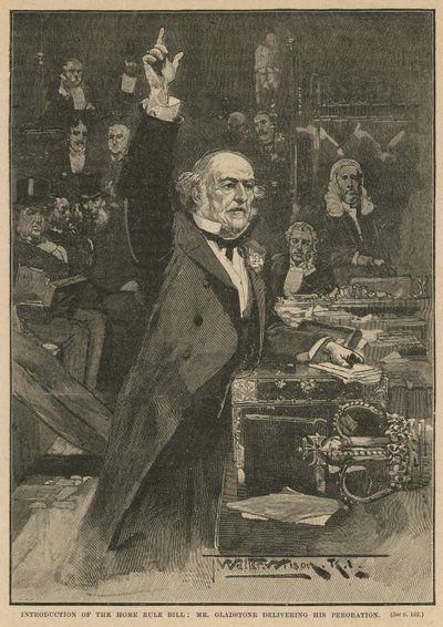 Einführung des Home Rule Bill - Mr. Gladstone hält seine Schlussrede von Thomas Walter Wilson