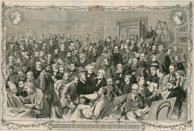 Die Mitglieder des Instituts der Aquarellmaler von Thomas Walter Wilson