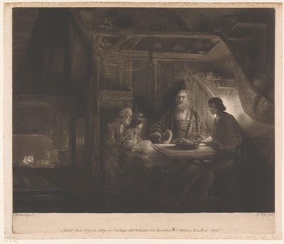 Jupiter und Merkur im Haus von Philemon und Baucis von Thomas Watson
