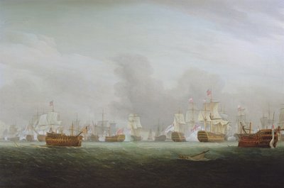 Die Schlacht vom glorreichen Ersten Juni, 1794 von Thomas Whitcombe