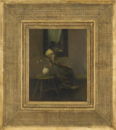 Der Spiegel, 1907 von Thomas Wilmer Dewing