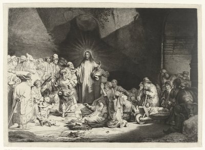 Predigender Christus (Die Hundertguldenblatt) von Thomas Worlidge