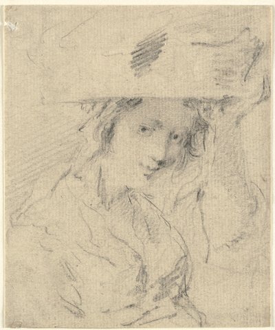 Frau mit einem Korb auf dem Kopf von Thomas Worlidge