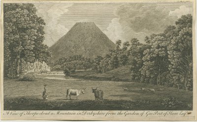 Dovedale - Thorpe Cloud (Stich) von Thomas of Derby (after) Smith