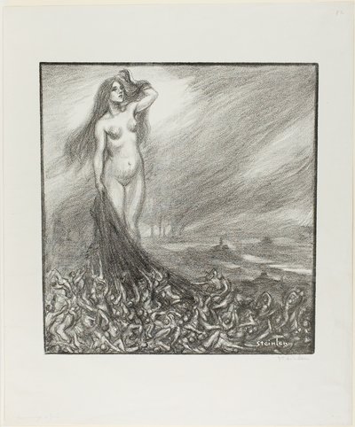 Hommage an Zola von Théophile Alexandre Pierre Steinlen