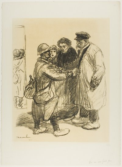 Daran gewöhnt man sich nicht von Théophile Alexandre Pierre Steinlen
