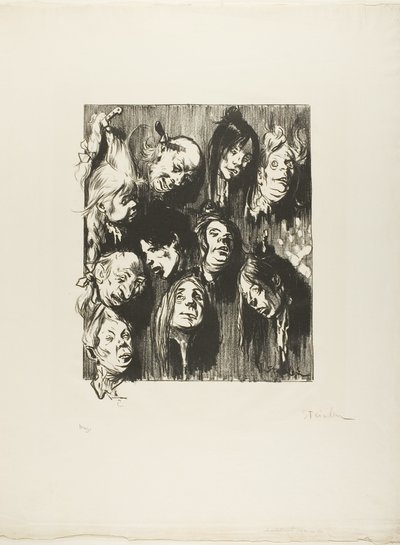 Zehn Morde für einen Penny von Théophile Alexandre Pierre Steinlen