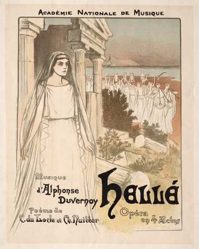 Hellé - Oper in 4 Akten, 1896 von Théophile Alexandre Steinlen
