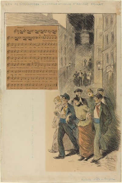 Die kleinen Fröhlichen von Théophile Alexandre Steinlen