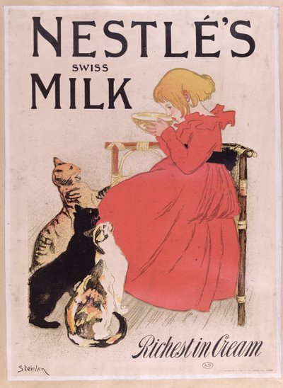 Werbeplakat für Nestlé