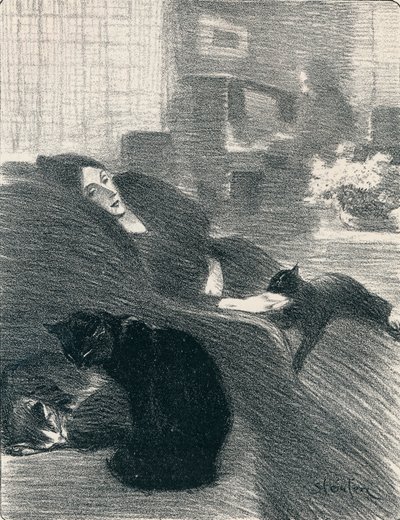 Quand Nous Serons Vieux aus Chansons De Femmes, 1897, 1898 von Théophile Alexandre Steinlen