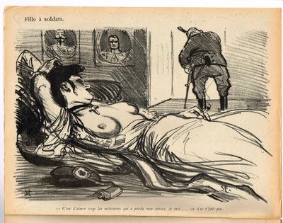 Die Butterplatte, satirisch in Farben von Théophile Alexandre Steinlen