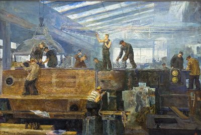 Der Fünfjahresplan - Turbineninstallation von Tikhon Pavlovich Chernyshev