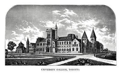 University College, Toronto, Kanada, 19. Jahrhundert von Tilton Waters