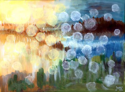Träumerische Abstrakte Lichtlandschaft von Tim Hoinkis