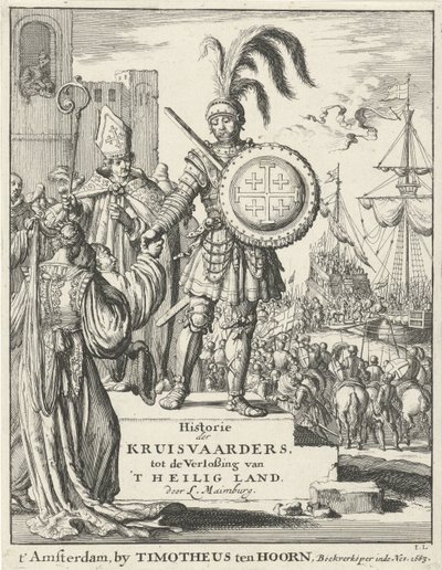 Ritter mit dem Wappen von Jerusalem aus: Historie der Kreuzfahrer von Timotheus Ten Hoorn