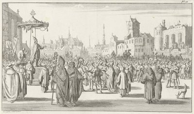 Papst Urban II. predigt den Ersten Kreuzzug, 1683 von Timotheus Ten Hoorn