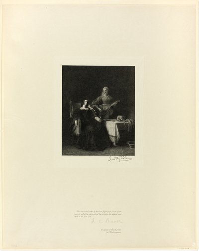 Katharina von Aragon und ihre Zofe, aus Old English Masters von Timothy Cole