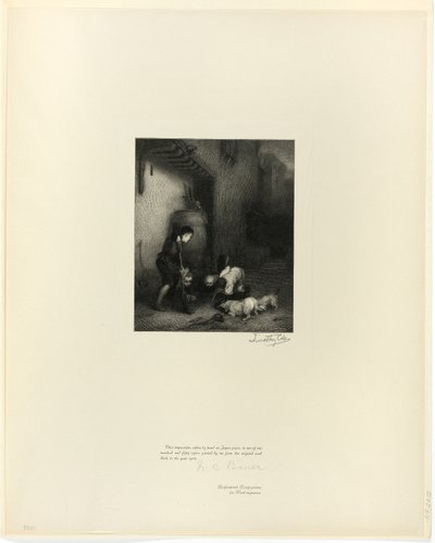 Graben nach Ratten, aus Alte englische Meister von Timothy Cole