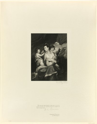 Lady Cockburn und Familie, aus Old English Masters von Timothy Cole