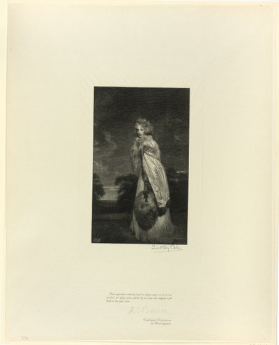 Lady Derby (Miss Farren), aus Old English Masters von Timothy Cole